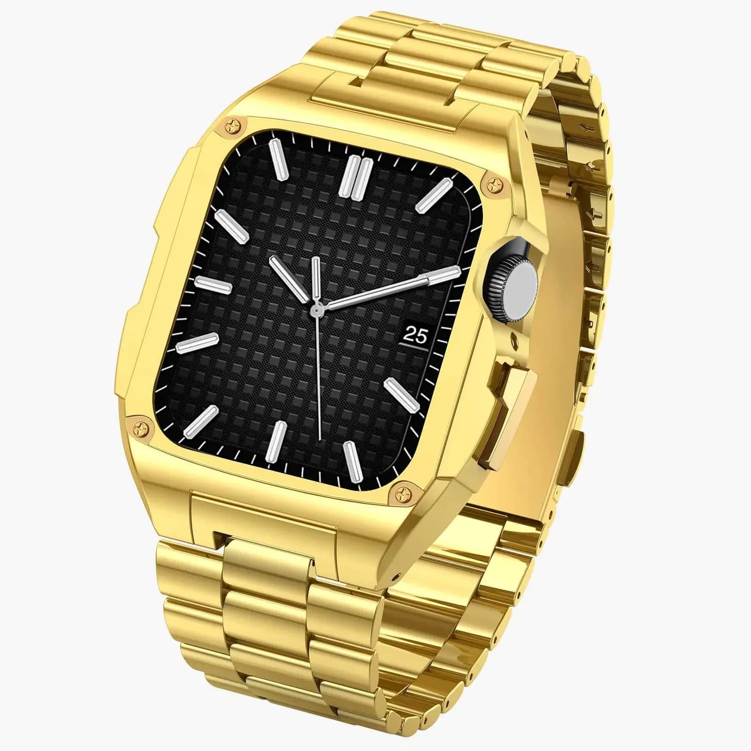 Green Lion Watch Case Significato GNSIGSTL49M - Steel Strap, Gold 1