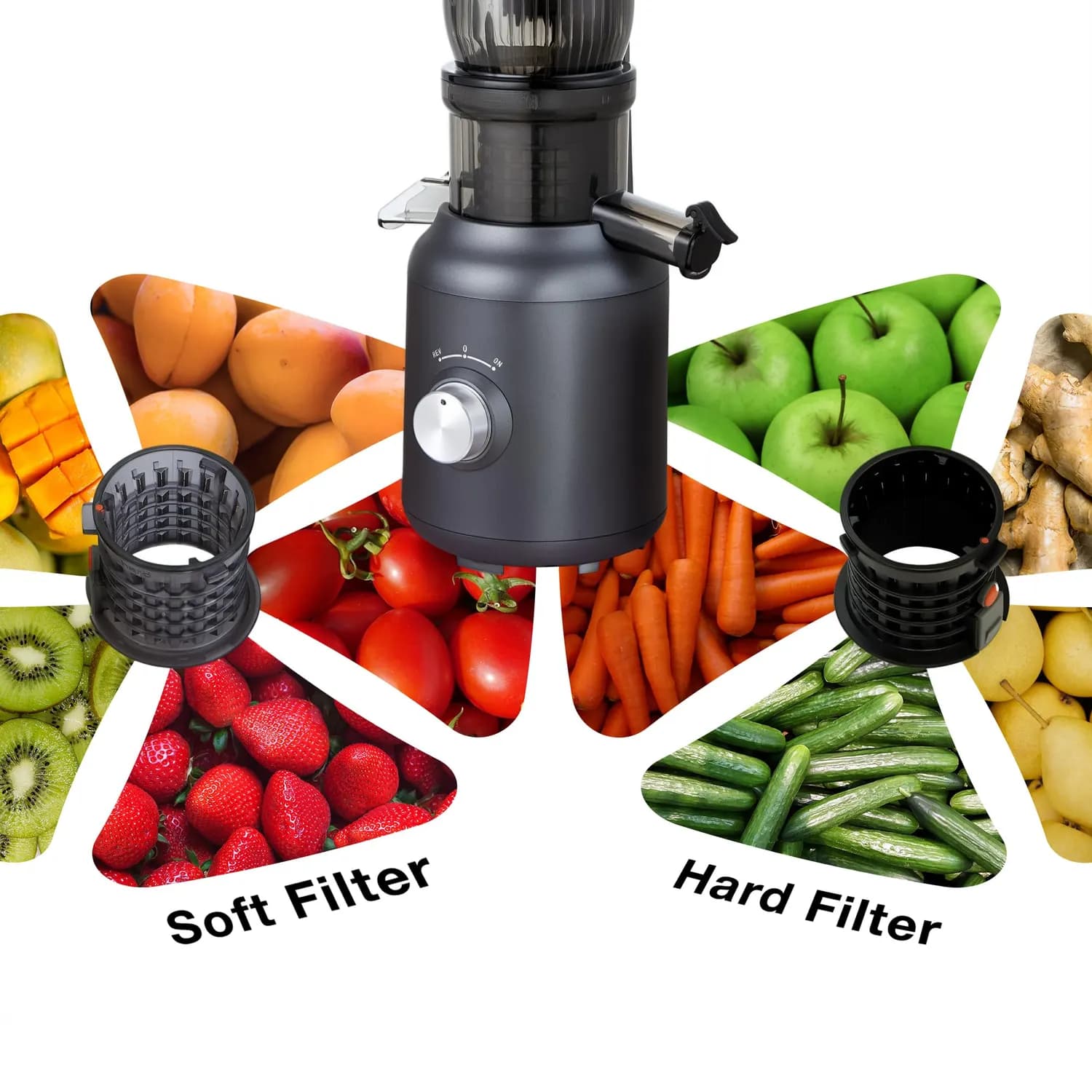 Green Lion Slow Juicer - 250W Copper Motor, Black 5