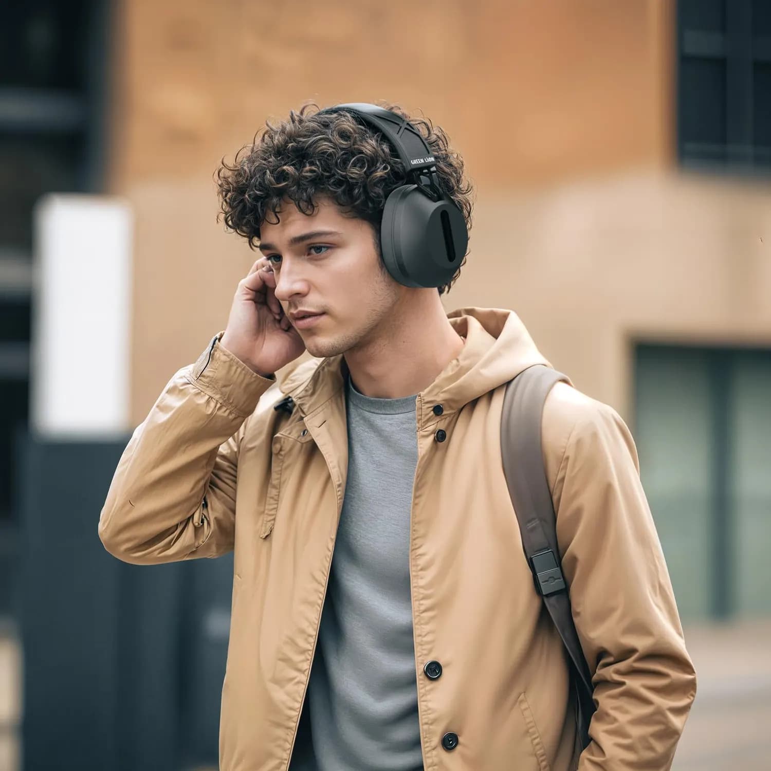 Green Lion Headphones SolarEcho ANC - Solar Powered, Black 2