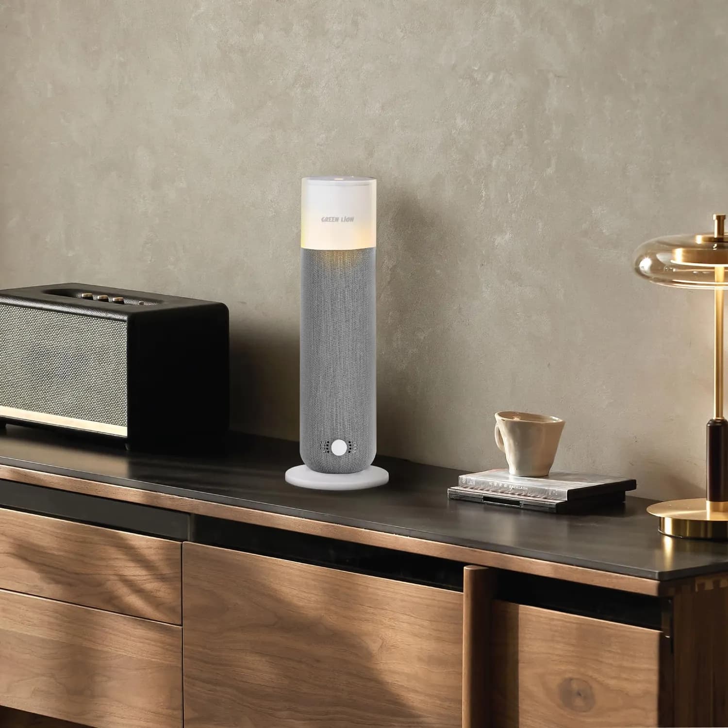 Green Lion Aroma Diffuser Smart Bloom - 160m³ Coverage, Gray 3