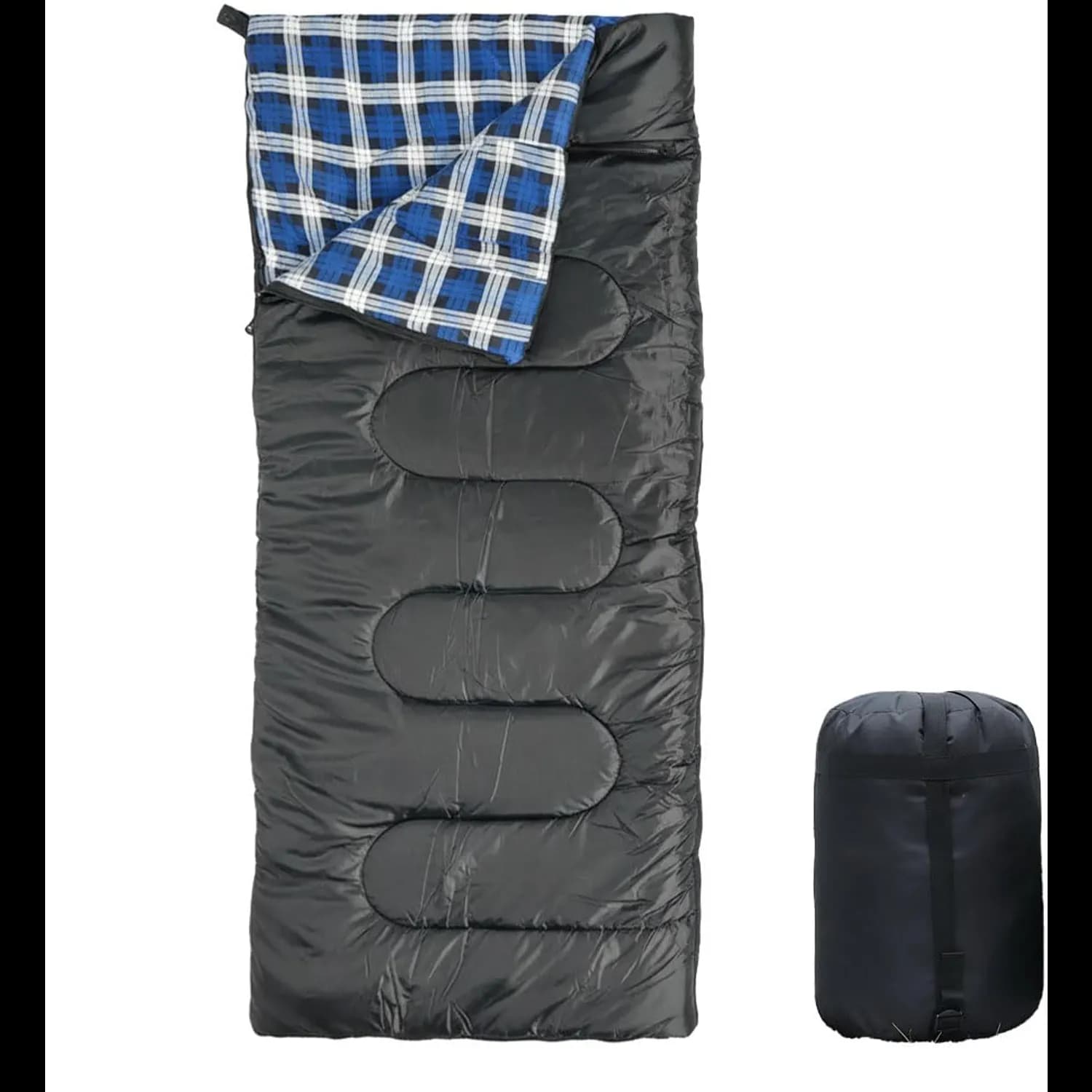 Green Lion Sleeping Bag - Large, All Seasons, Black 1