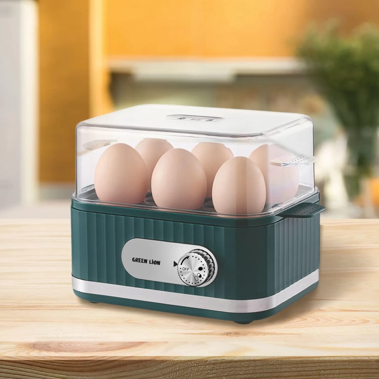 Green Lion Egg Cooker - Smart, Green 2
