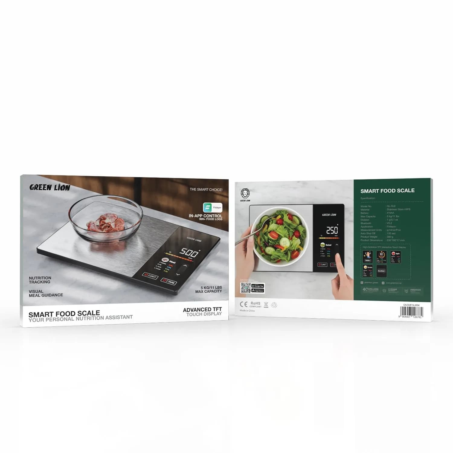 Green Lion Food Scale - Smart, 5kg, Black 4