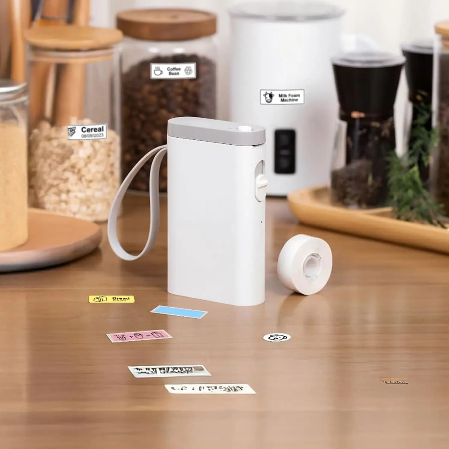 Green Lion Thermal Label Printer Snap Label 14mm - Bluetooth, White 3
