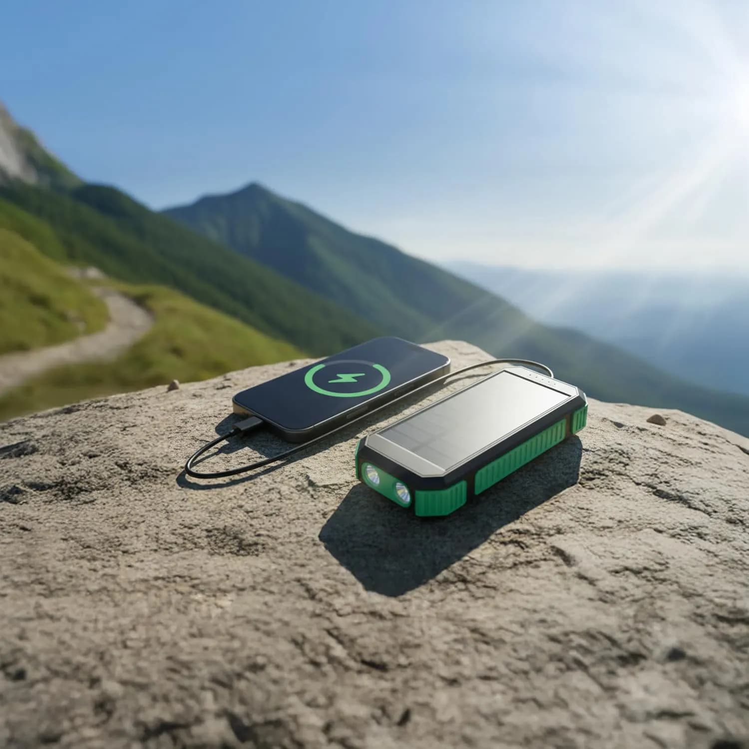 Green Lion Power Bank Solar Flex 20000mAh - PD 20W, Black 3