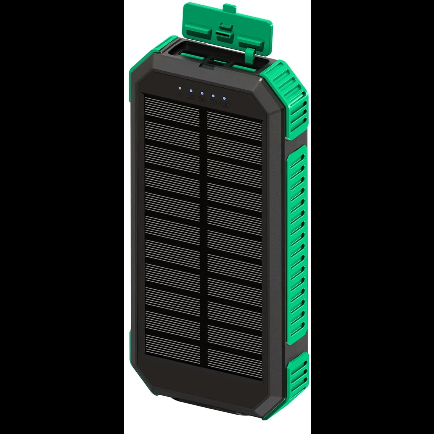 Green Lion Power Bank Solar Flex 20000mAh - PD 20W, Black 5