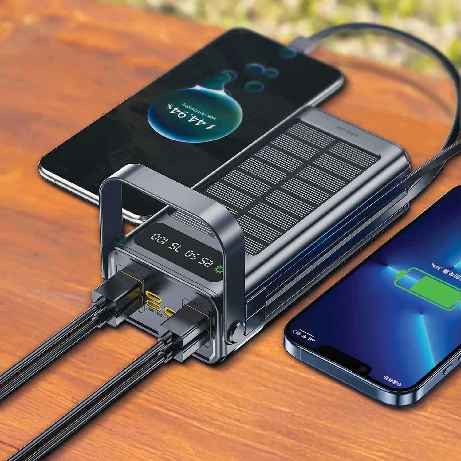Green Lion Solar X 30000mAh Power Bank with PD 20W - Black 2