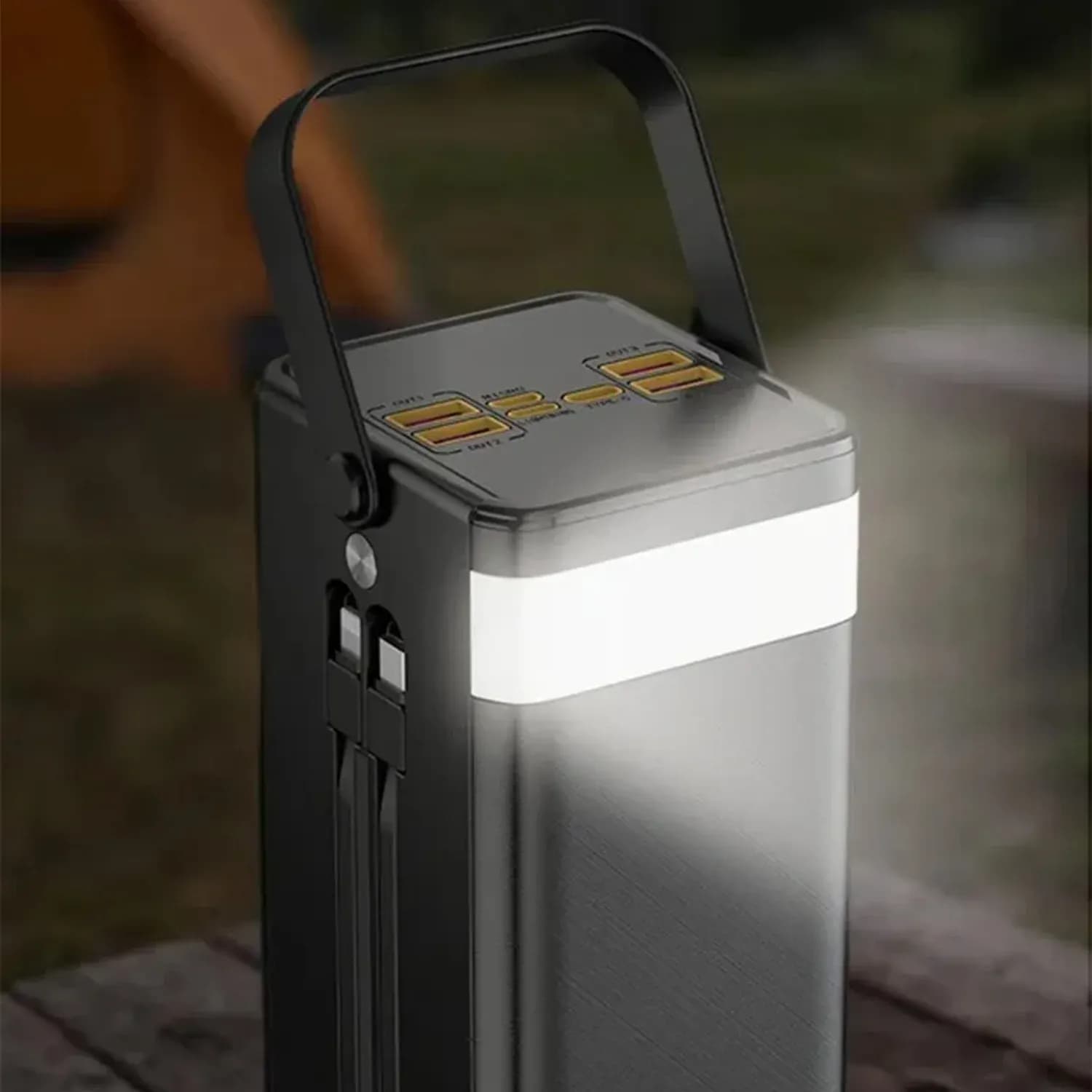 Green Lion Power Bank Solar X 60000mAh PD 20W - Black 3