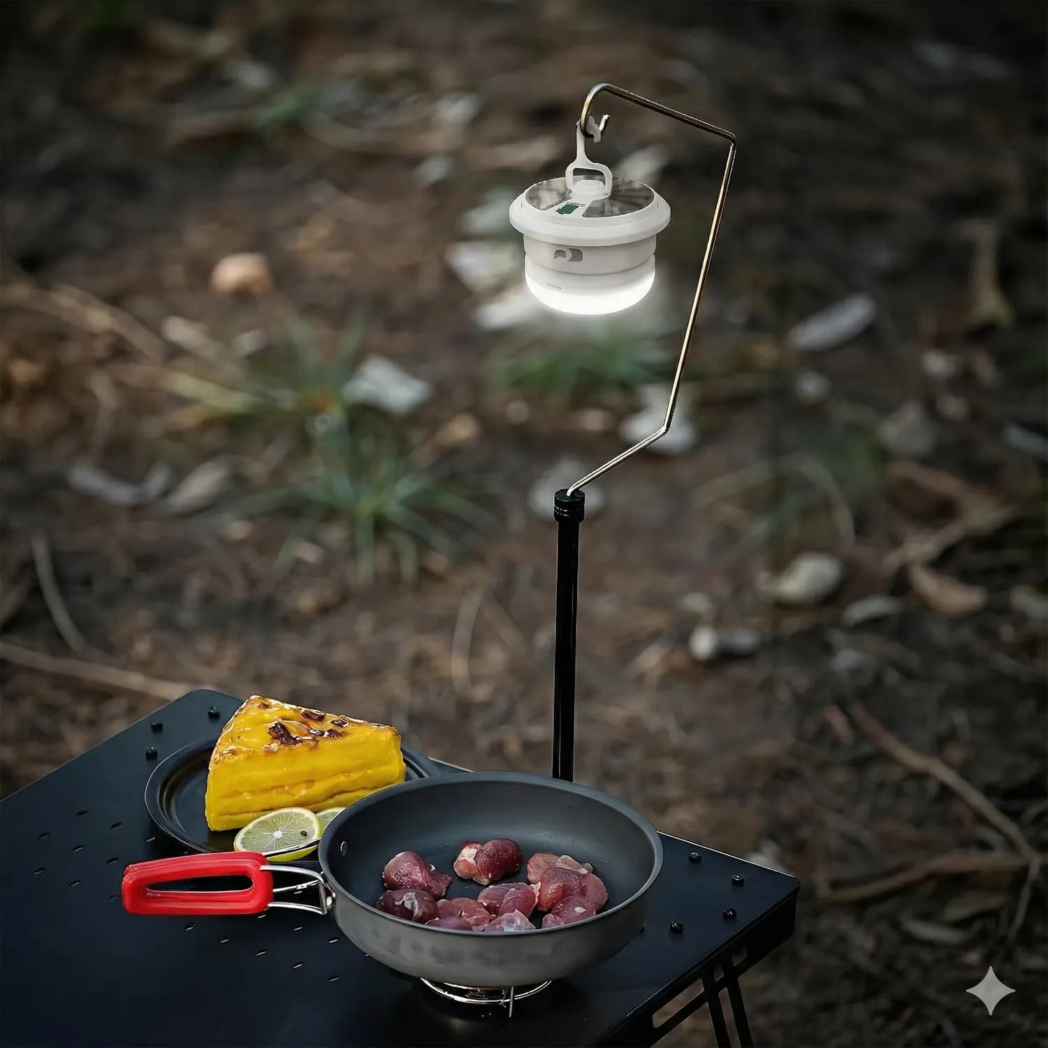 Green Lion Solar Camping String Light - Type-C Rechargeable, White 5