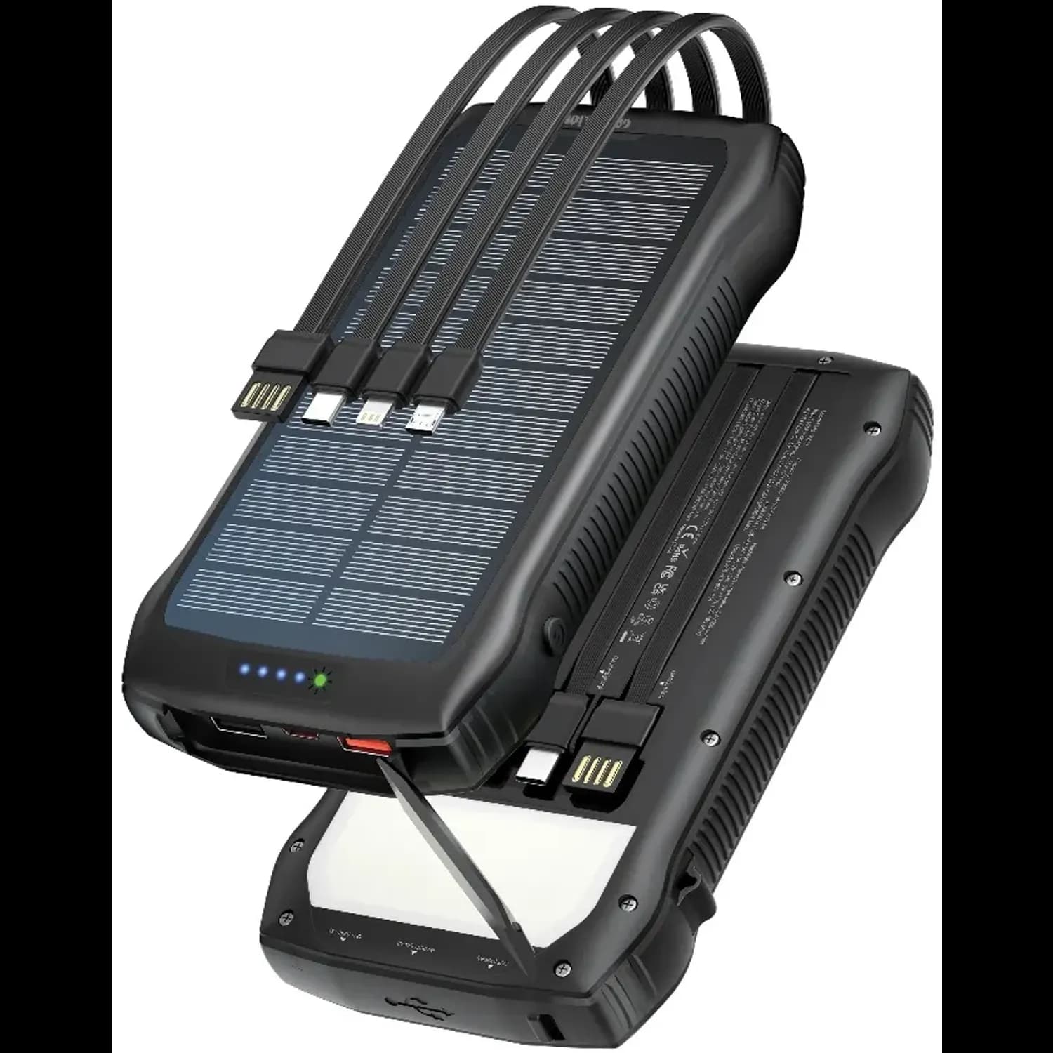 GREEN LION Power Bank 20000mAh 20W PD Solar - Black 2
