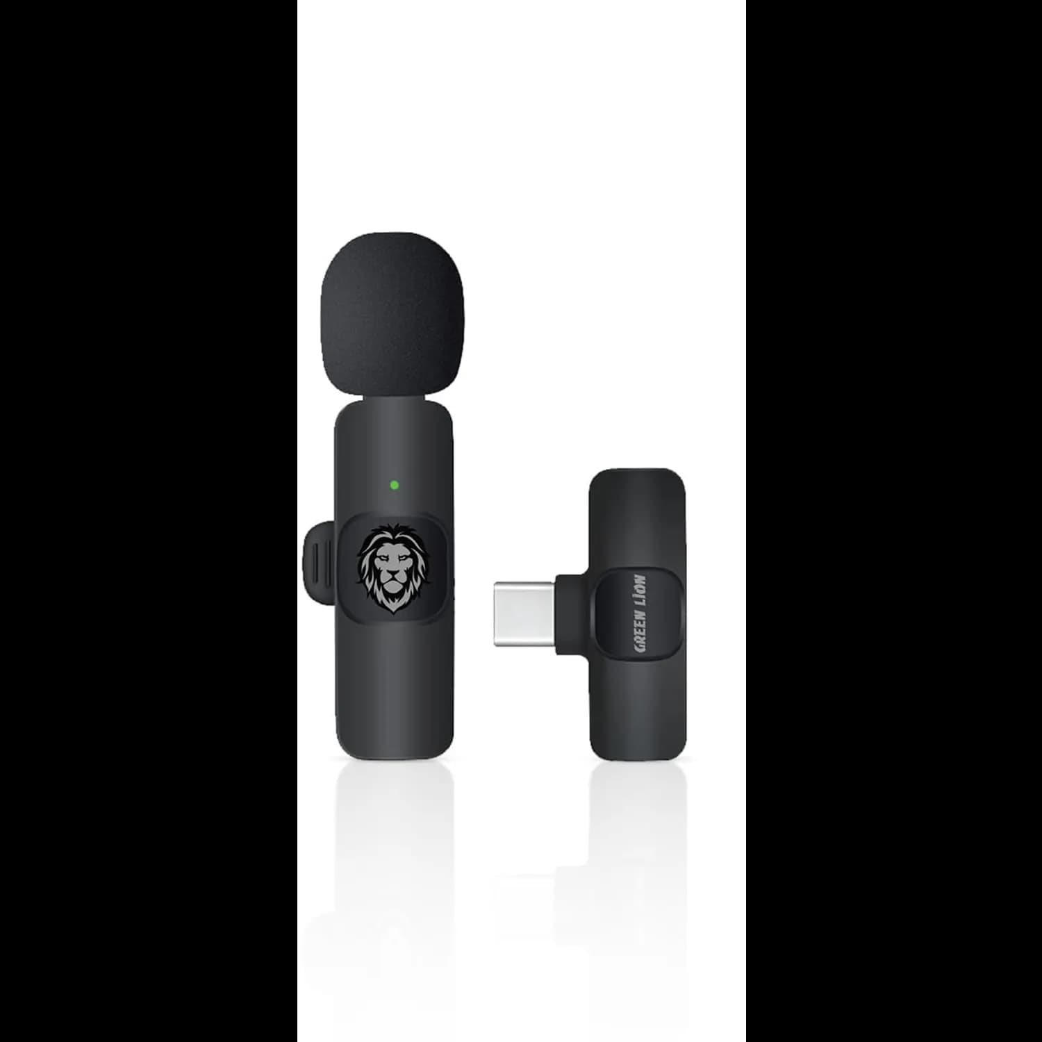 Green Lion Wireless Microphone GNSOLOWMIC - Multi-Plug, Black 1