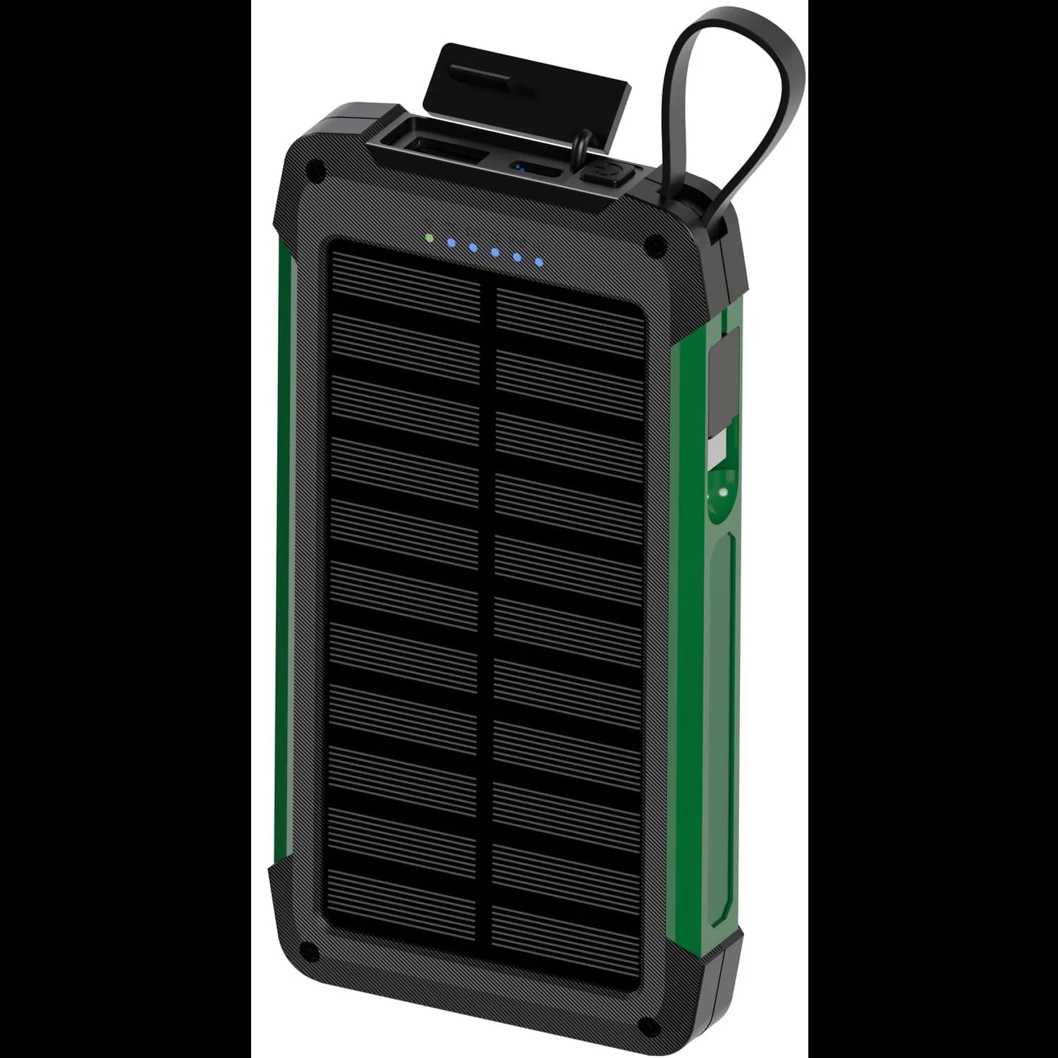 Green Lion Solar Power Bank - 10000mAh, Wireless, Green 4