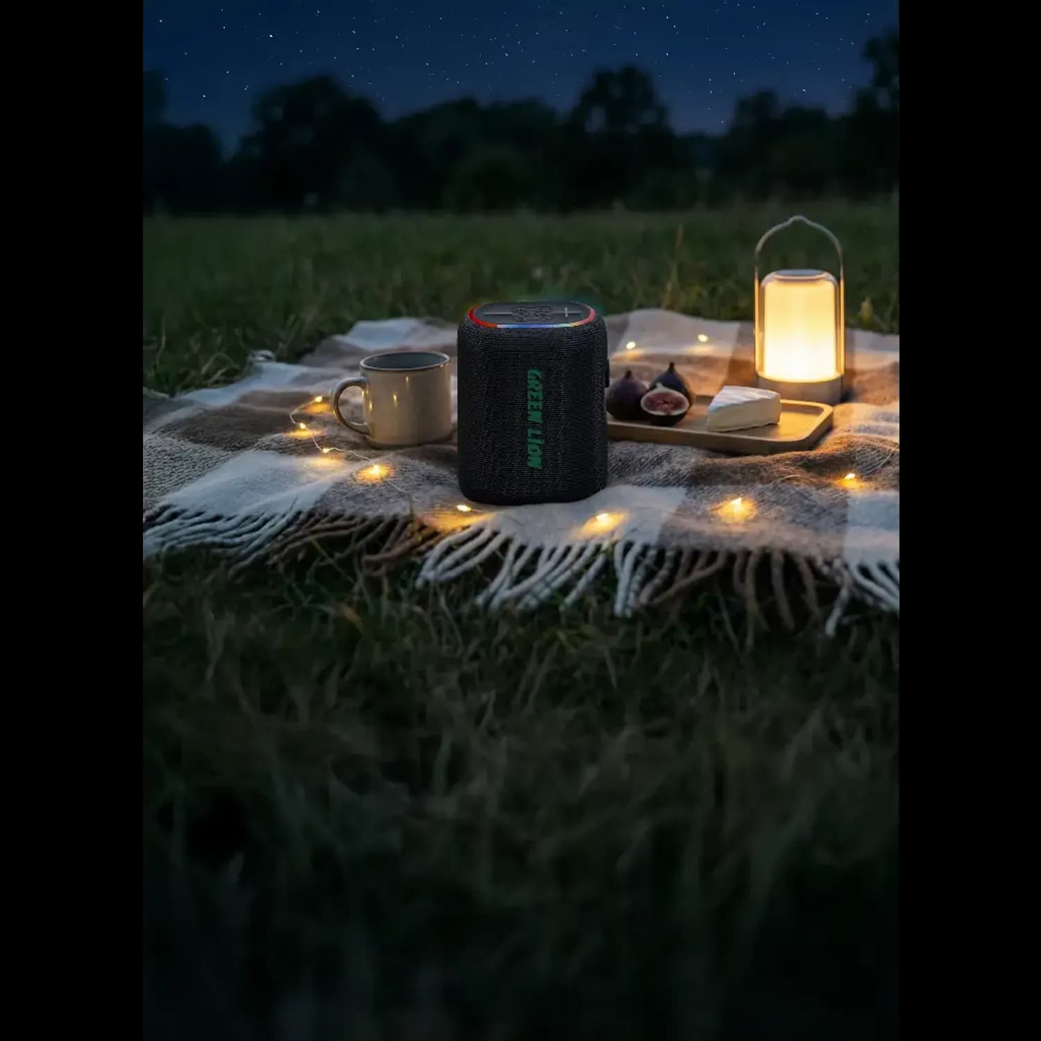 Green Lion Speaker WAVE 10 - 5000mAh Power Bank, Black 4
