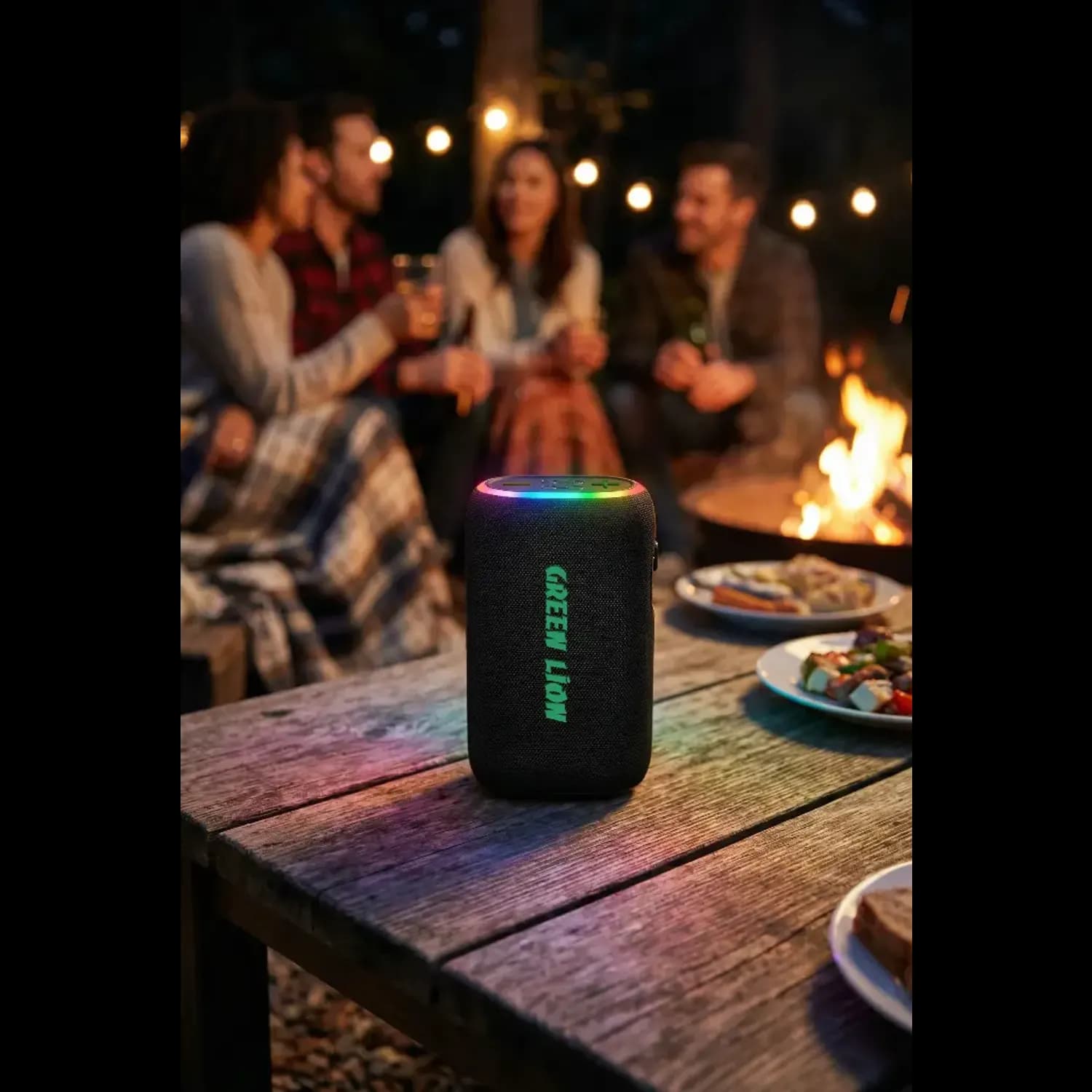 Green Lion Speaker WAVE 20 - 10000mAh Power Bank, Black 4