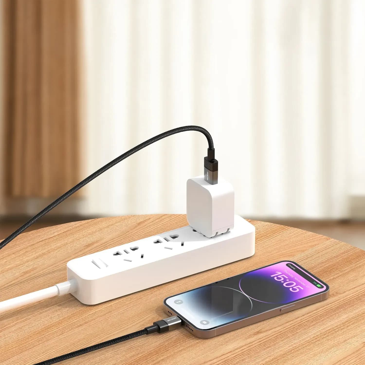 Green Lion Spark Cable - 12W Fast Charging, Black 2