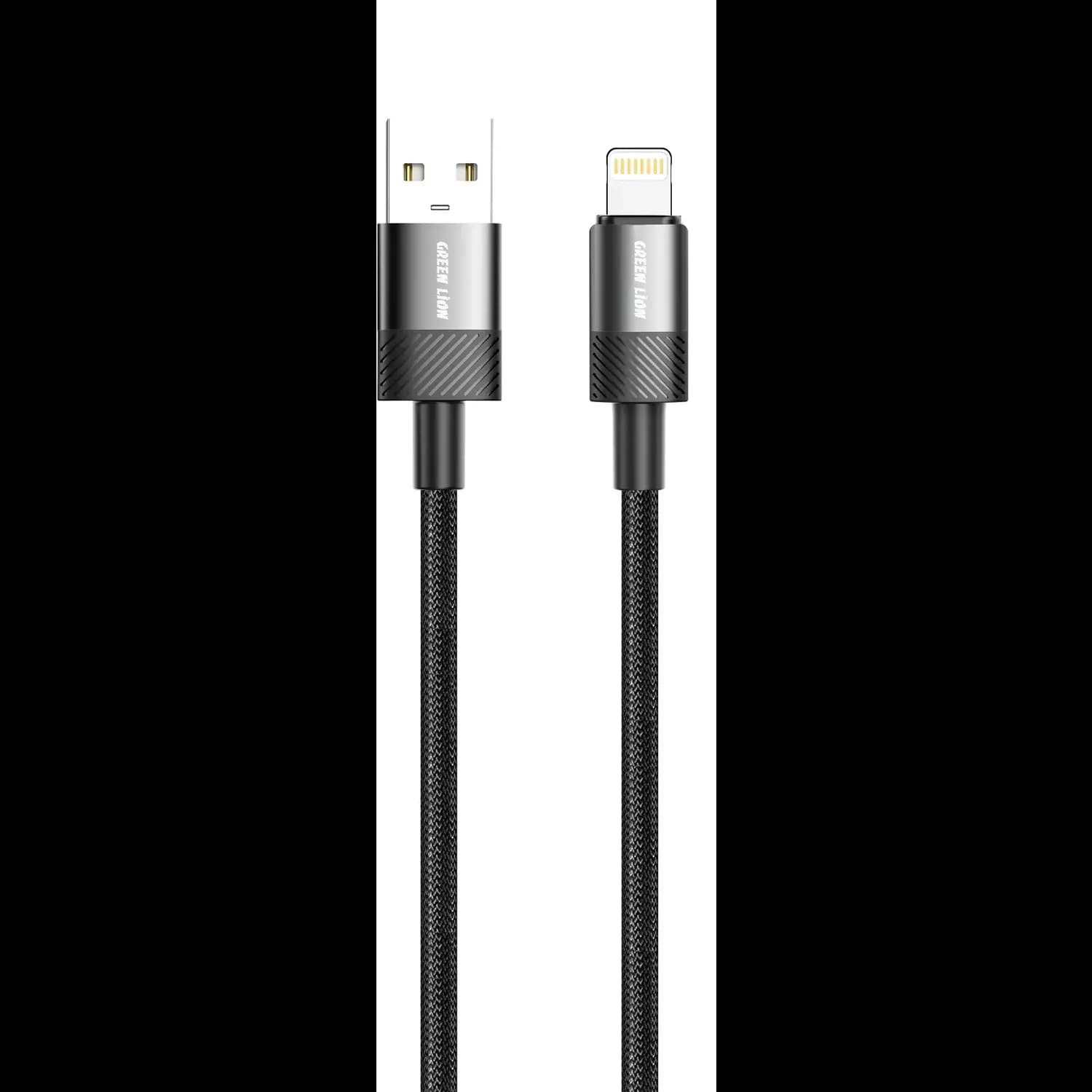 Green Lion Spark Cable - 12W Fast Charging, Black 1