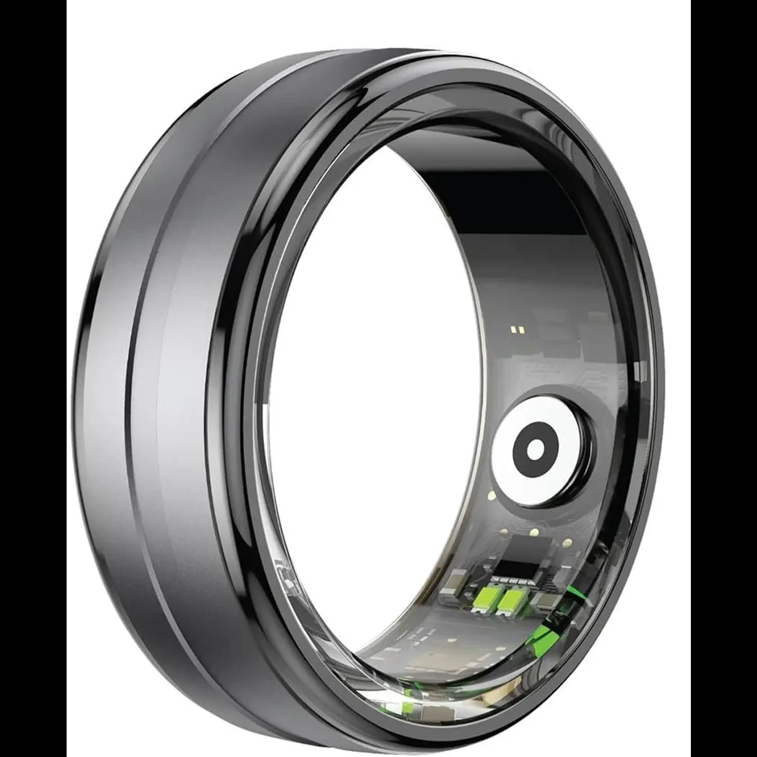 Green Lion Health Tracker Ring - Waterproof, Bluetooth V5.0, Size 9 1 Green Lion Health Tracker Ring - Waterproof, Bluetooth V5.0, Size 9 1
