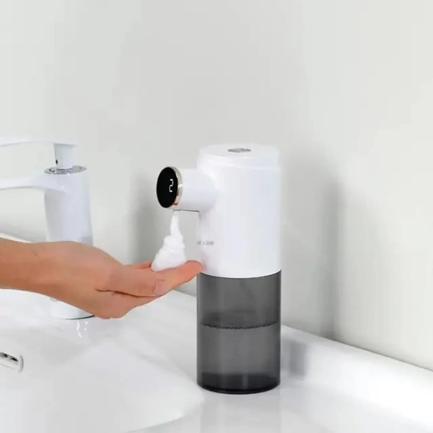 Green Lion Soap Dispenser - Smart Sensor, Rechargeable, White 2