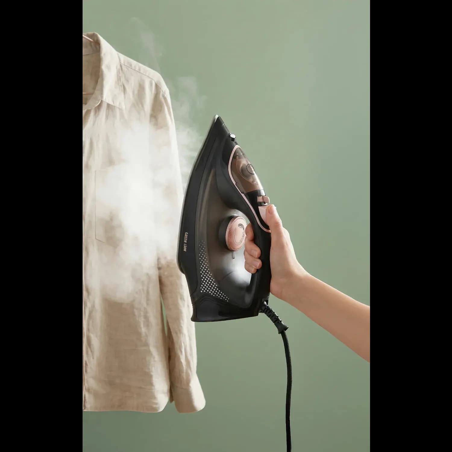 Green Lion Steam Iron Series 2 BX140 - 2800W, Black 2