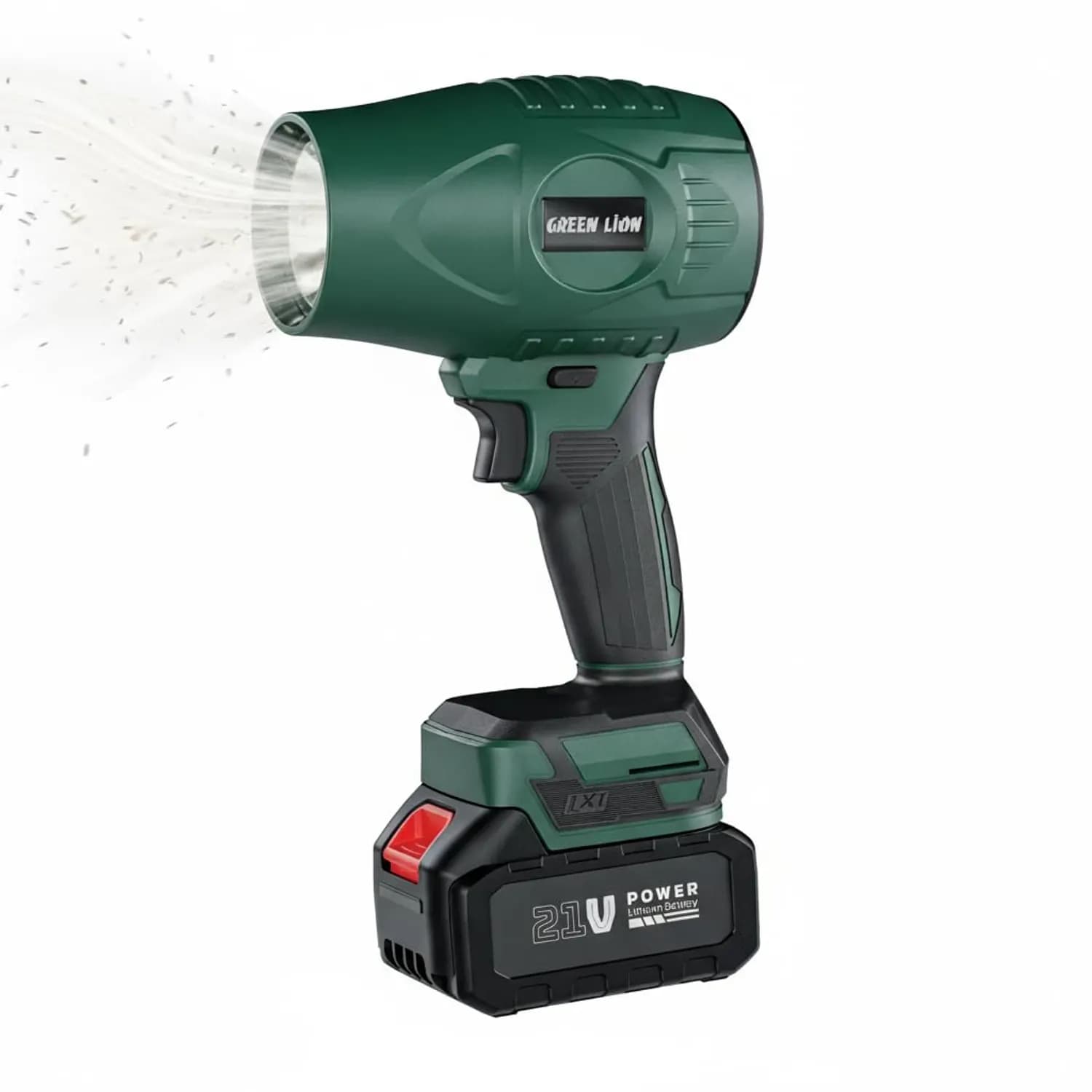 Green Lion Cordless Blower Storm Jet - 21V, Green 1 Green Lion Cordless Blower Storm Jet - 21V, Green 1