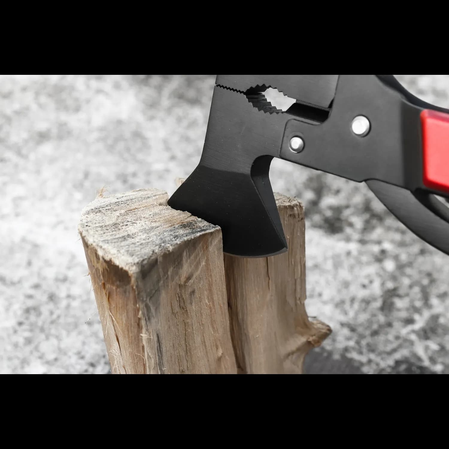 Green Lion Multi-Tool - Axe Hammer, Stainless Steel, Red 5