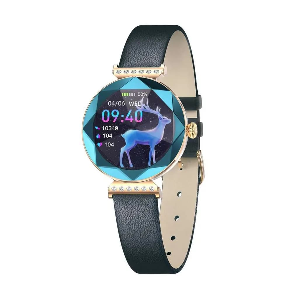 Luxury and Innovation Introducing the Green Lion Swarovski Smart Watch 4