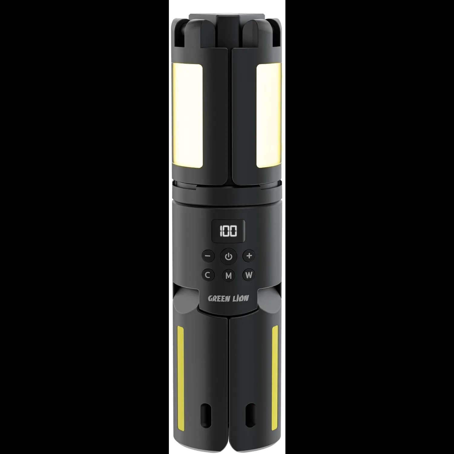 Green Lion Camping Light Trio Beam - 1000 Lumens, 10050mAh, Black + RGB 5