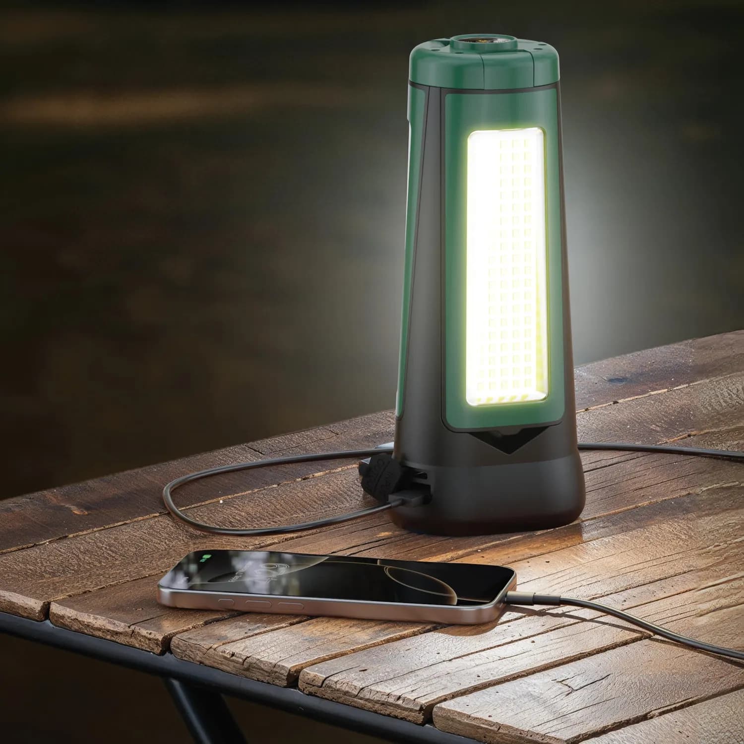 Green Lion Tripod Camping Light - 4500 Lumens, Green 2