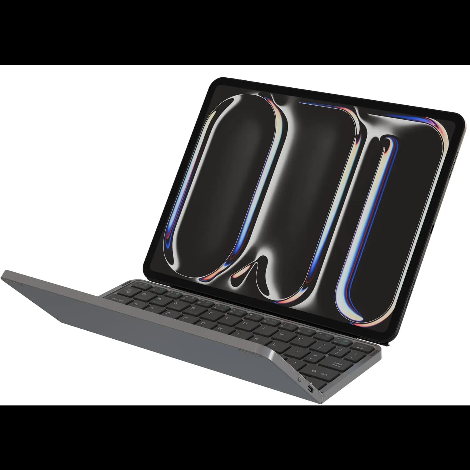 Green Lion Keyboard Case TECTRA - Foldable, Bluetooth, Grey 1 Green Lion Keyboard Case TECTRA - Foldable, Bluetooth, Grey 1