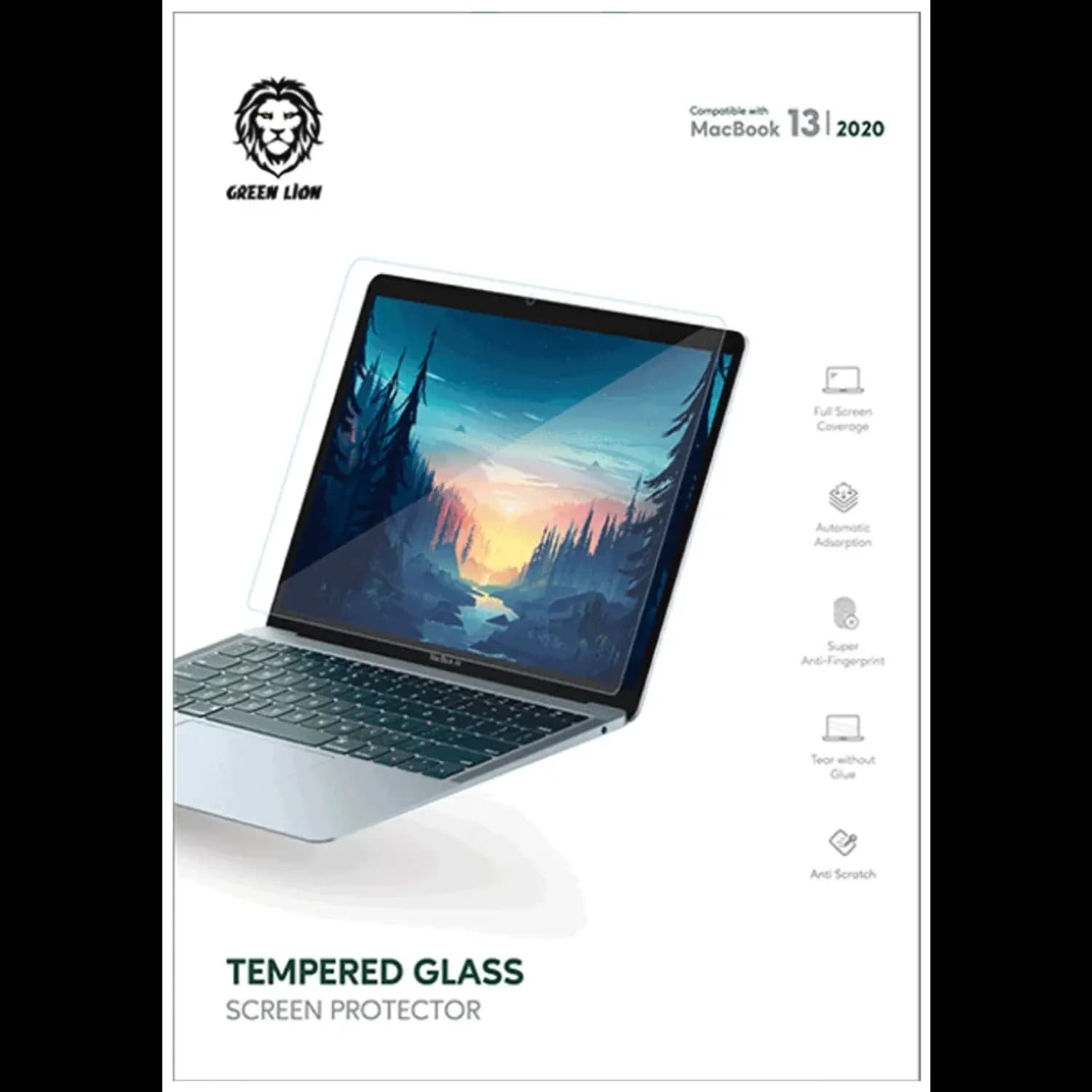 Green Lion Tempered Glass Screen Protector - Clear 3