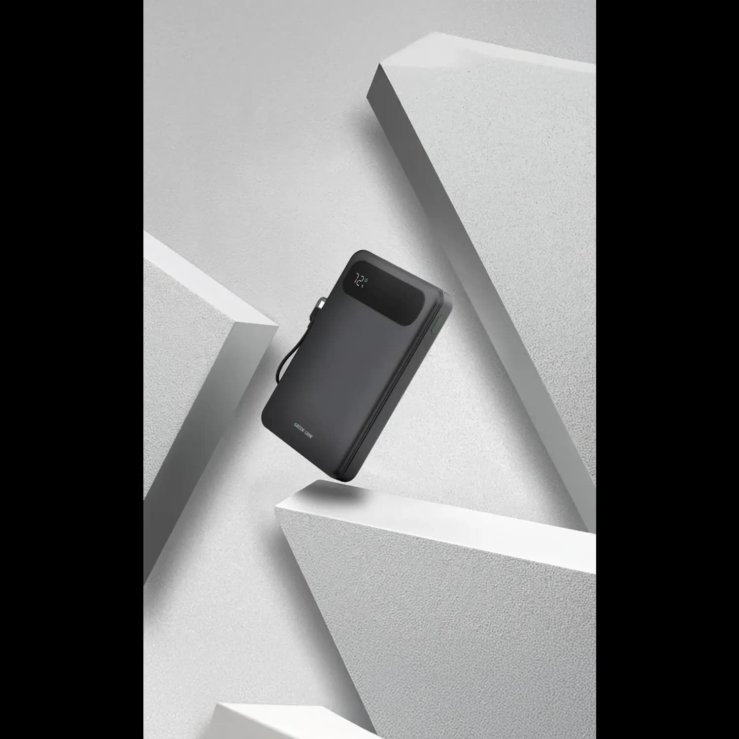 GREEN LION Power Bank TOLEDO 10000mAh 20W PD - USB-A & Dual USB-C, Black 5
