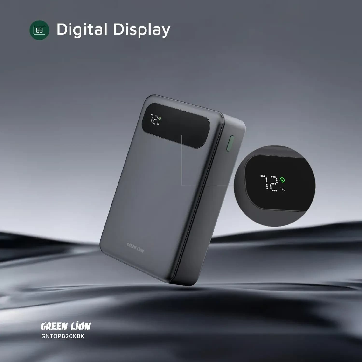Green Lion Power Bank TOLEDO 20000mAh PD 20W - Black 2