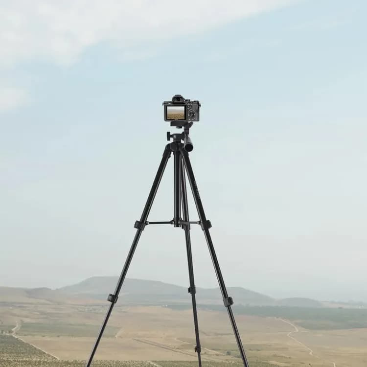 Green Lion Tripod GTP-100 - Aluminum, Adjustable, Black 2