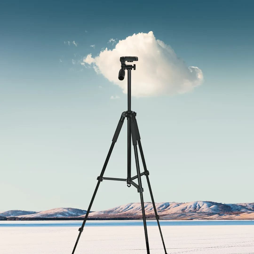 Green Lion GTP-150 Tripod Professional Aluminum - Black 3
