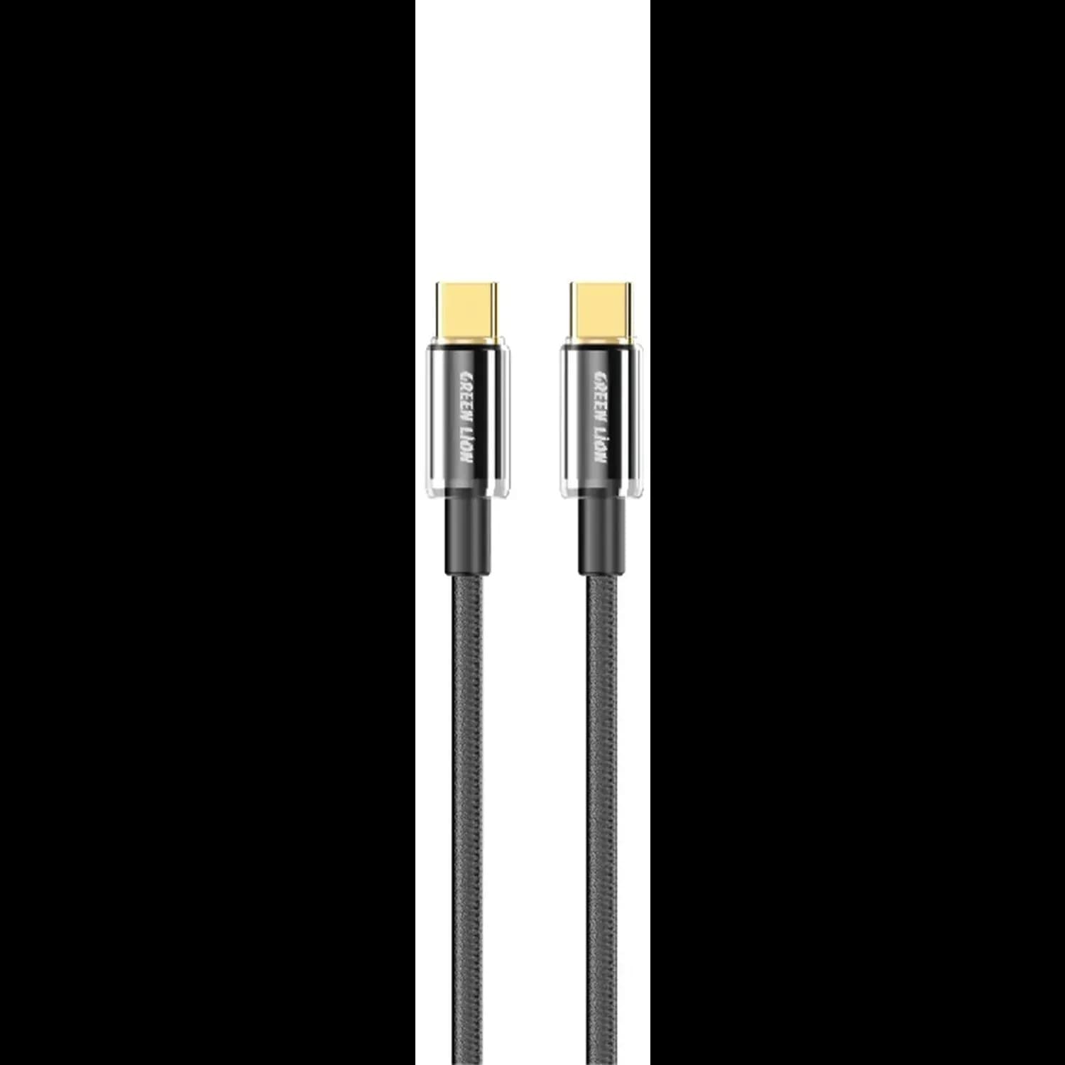 Green Lion Multi-Functional USB Cable - Type-C to Type-C Tough 1 Green Lion Multi-Functional USB Cable - Type-C to Type-C Tough 1