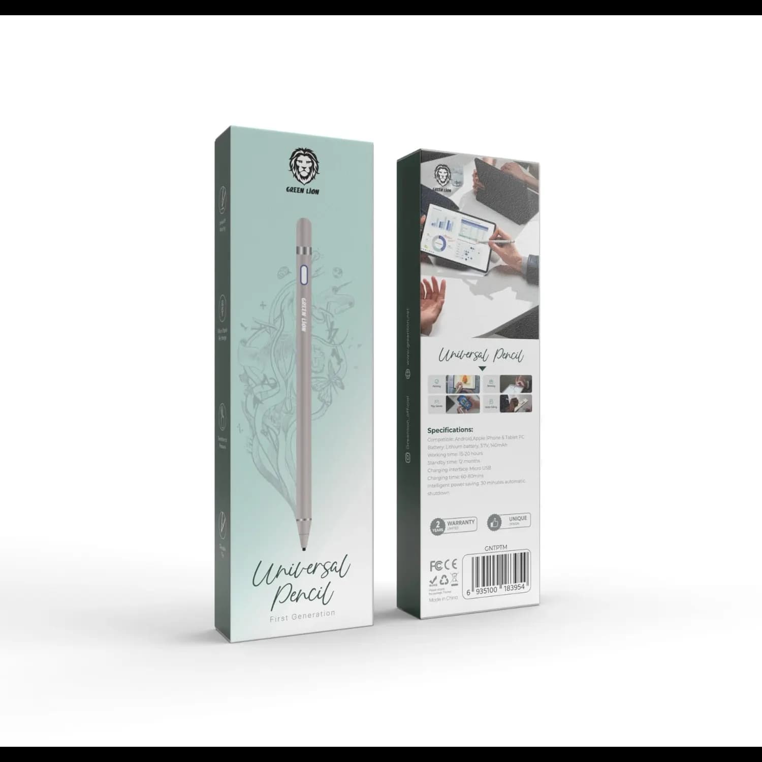 Green Lion Stylus Pen - Touch Screen, Titanium 2