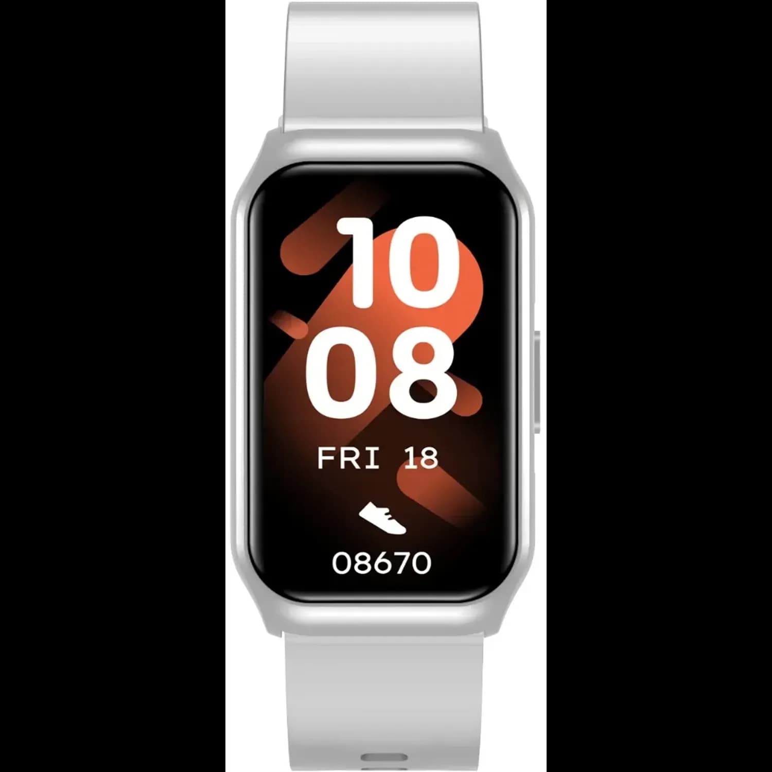 Green Lion Smart Watch Track Fit - Silver — Black 6