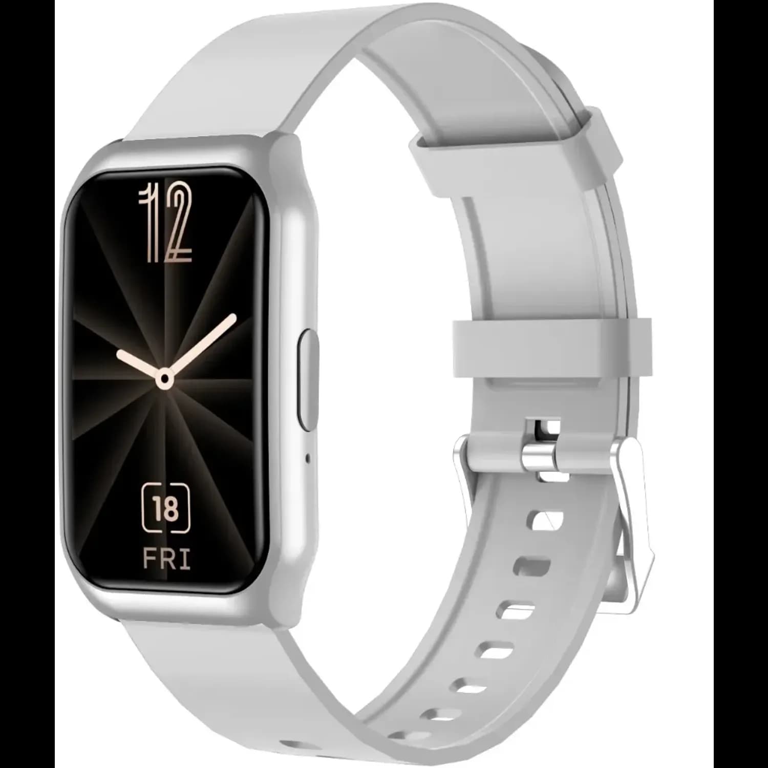 Green Lion Smart Watch Track Fit - Silver — Black 2