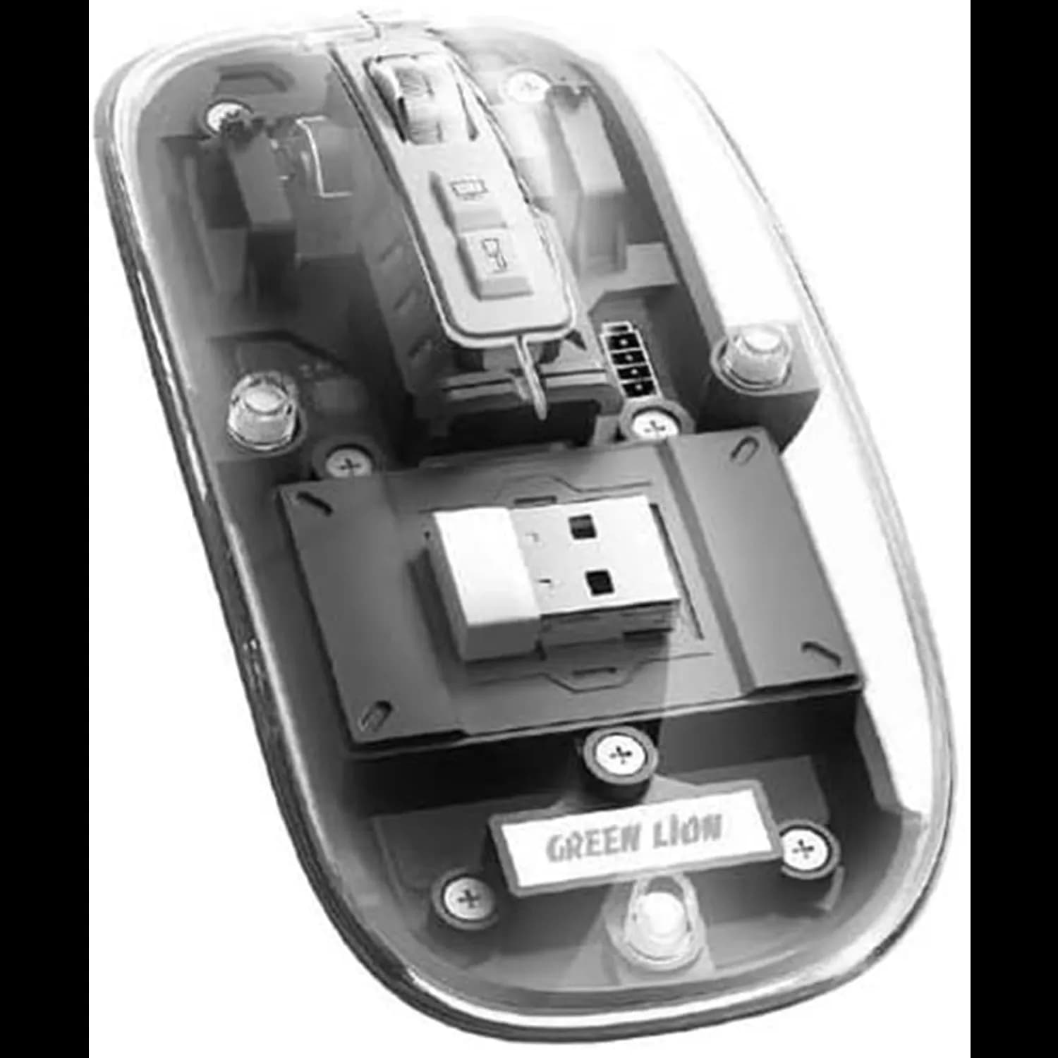 Green Lion Mouse GNTRAMOUSE - 2400DPI, Wireless Gray 1 Green Lion Mouse GNTRAMOUSE - 2400DPI, Wireless Gray 1