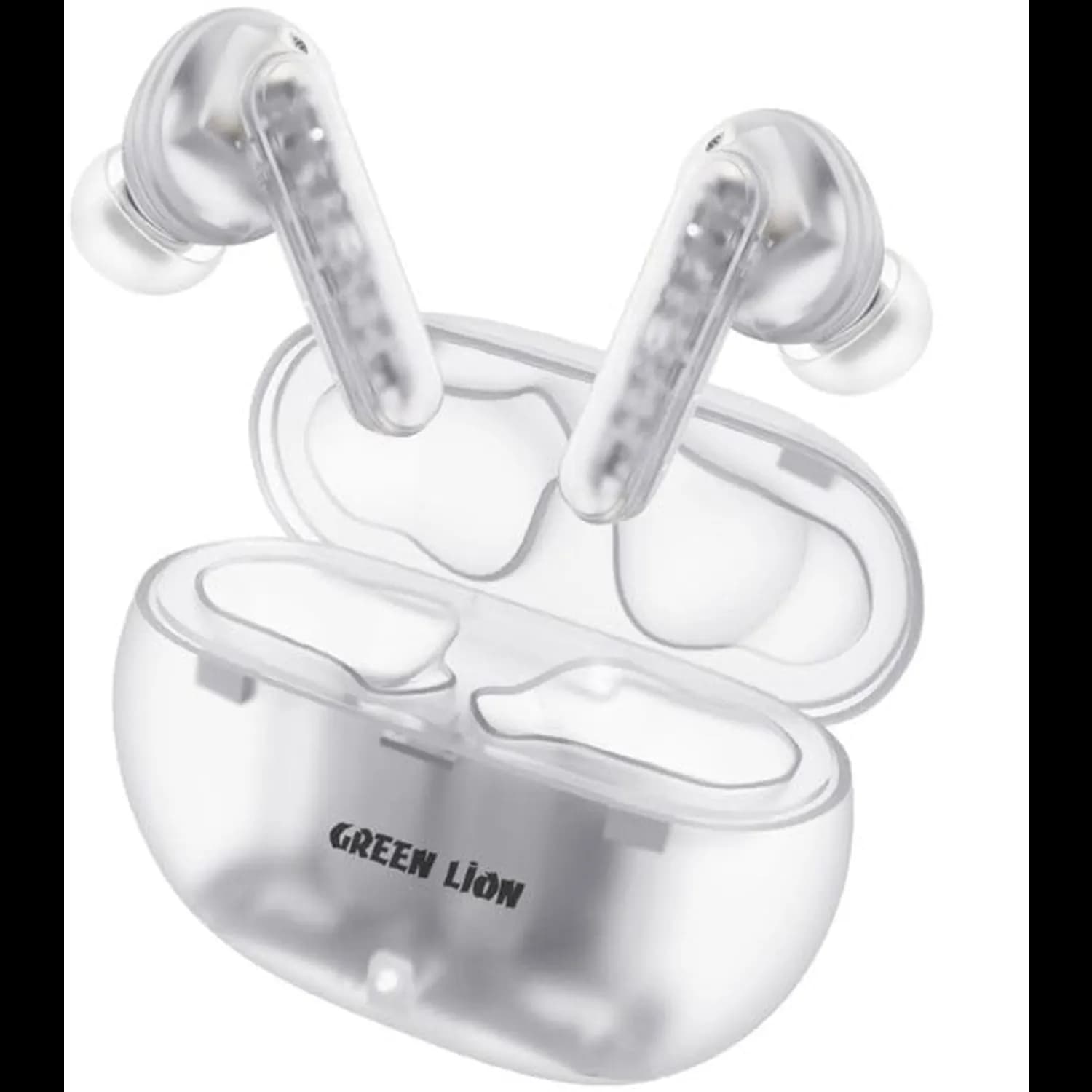 Green Lion Wireless Earbuds Transparent Pro 2 - ANC, White 4