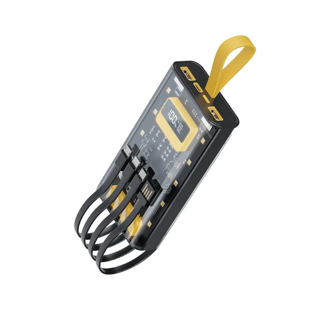 GREEN LION Power Bank GNTRAPB10KBK - 10000mAh 20W PD, Black/Yellow 2