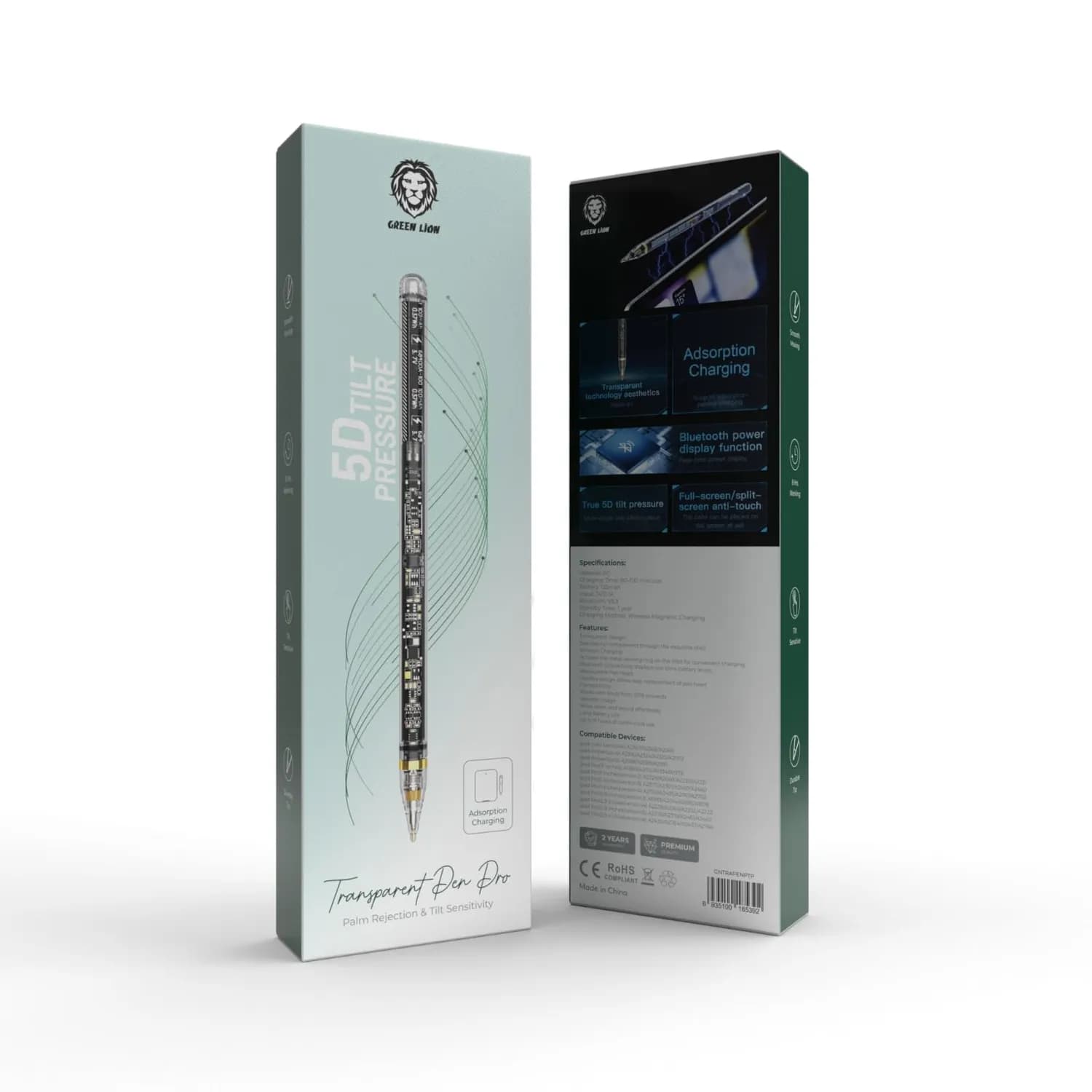Green Lion Transparent Pen Pro - 125mAh, Bluetooth V5.3 5