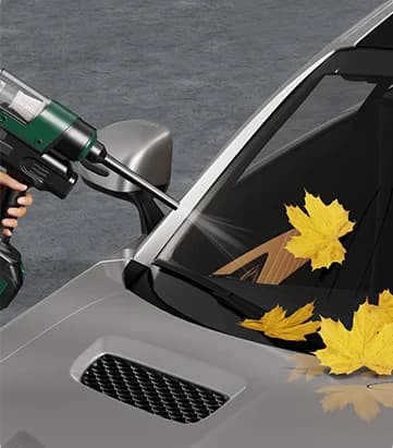 Green Lion Trio Wash Gun GNTRIOWSHGNBK - 13000mAh Battery, Black 2