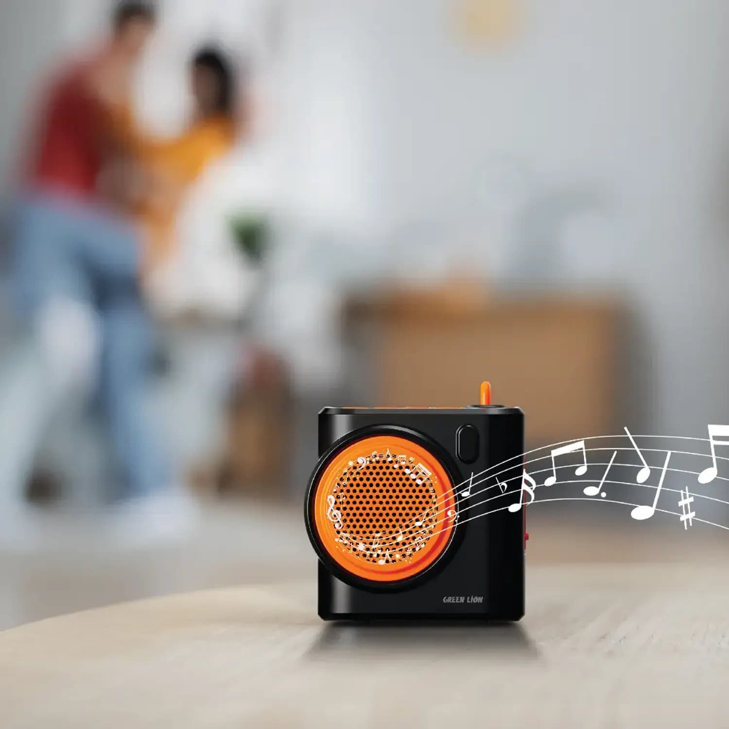 Green Lion Portable Speaker - Black 4