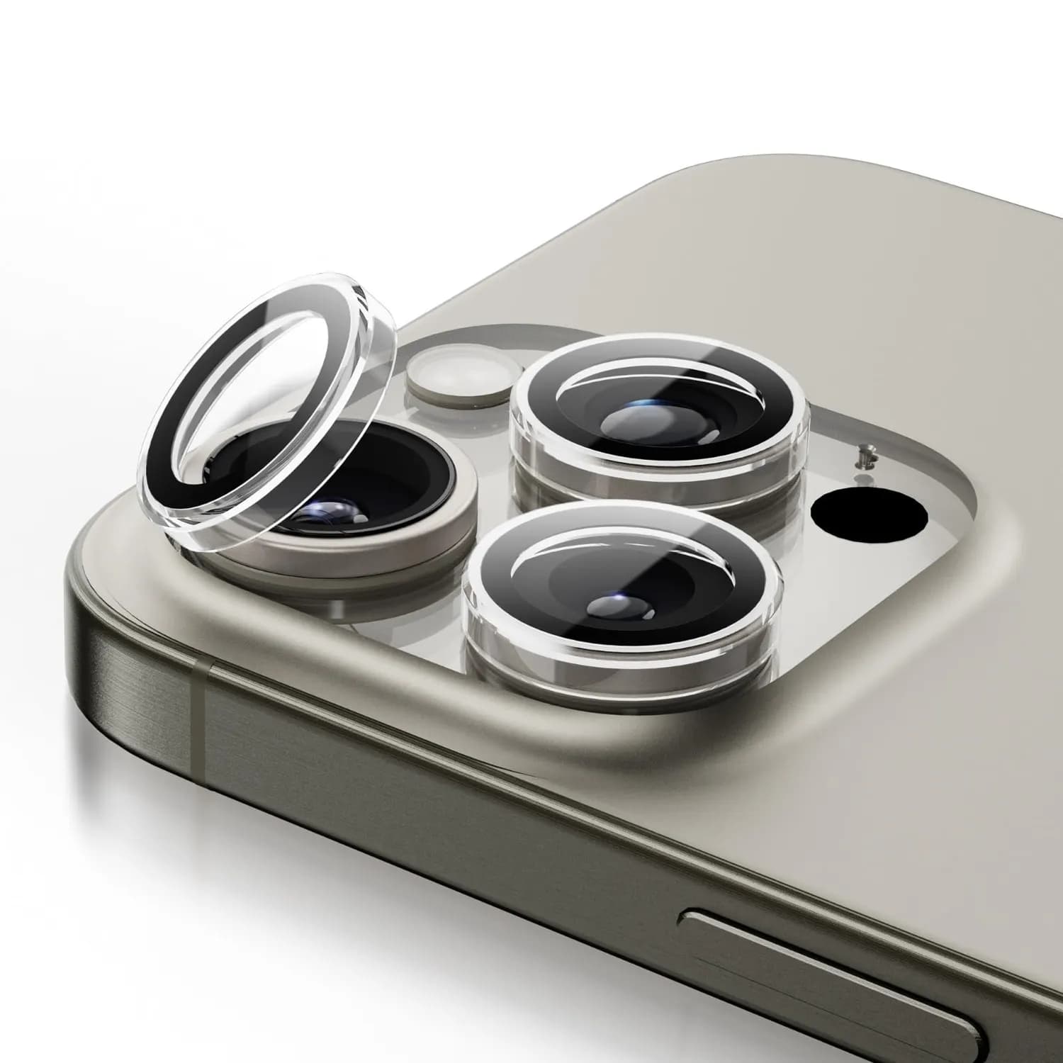 Green Lion Camera Lens Protector iPhone 16 Pro/Pro Max - 9H Glass, Anti-Glare 3