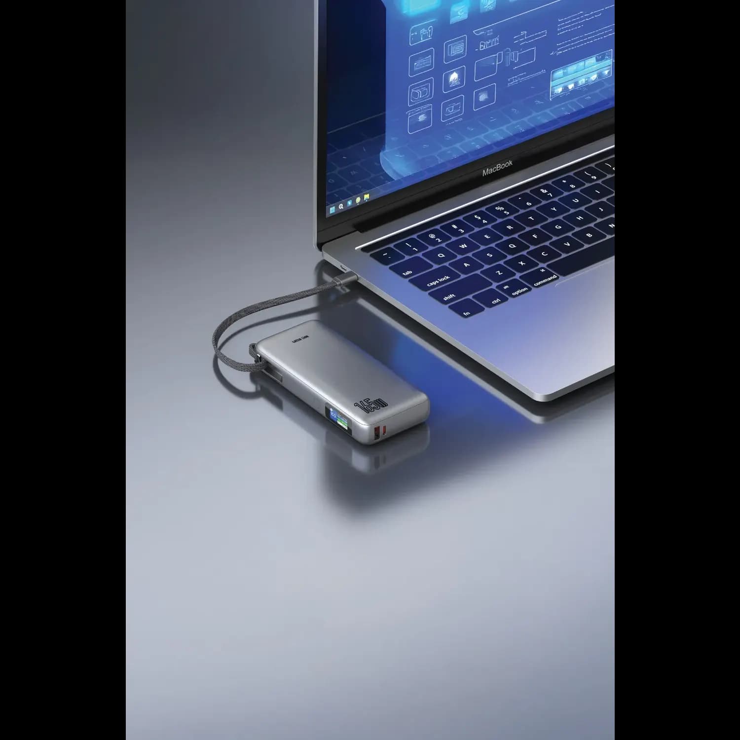 Tron X Power Bank - 20000mAh 165W PD, Grey 2