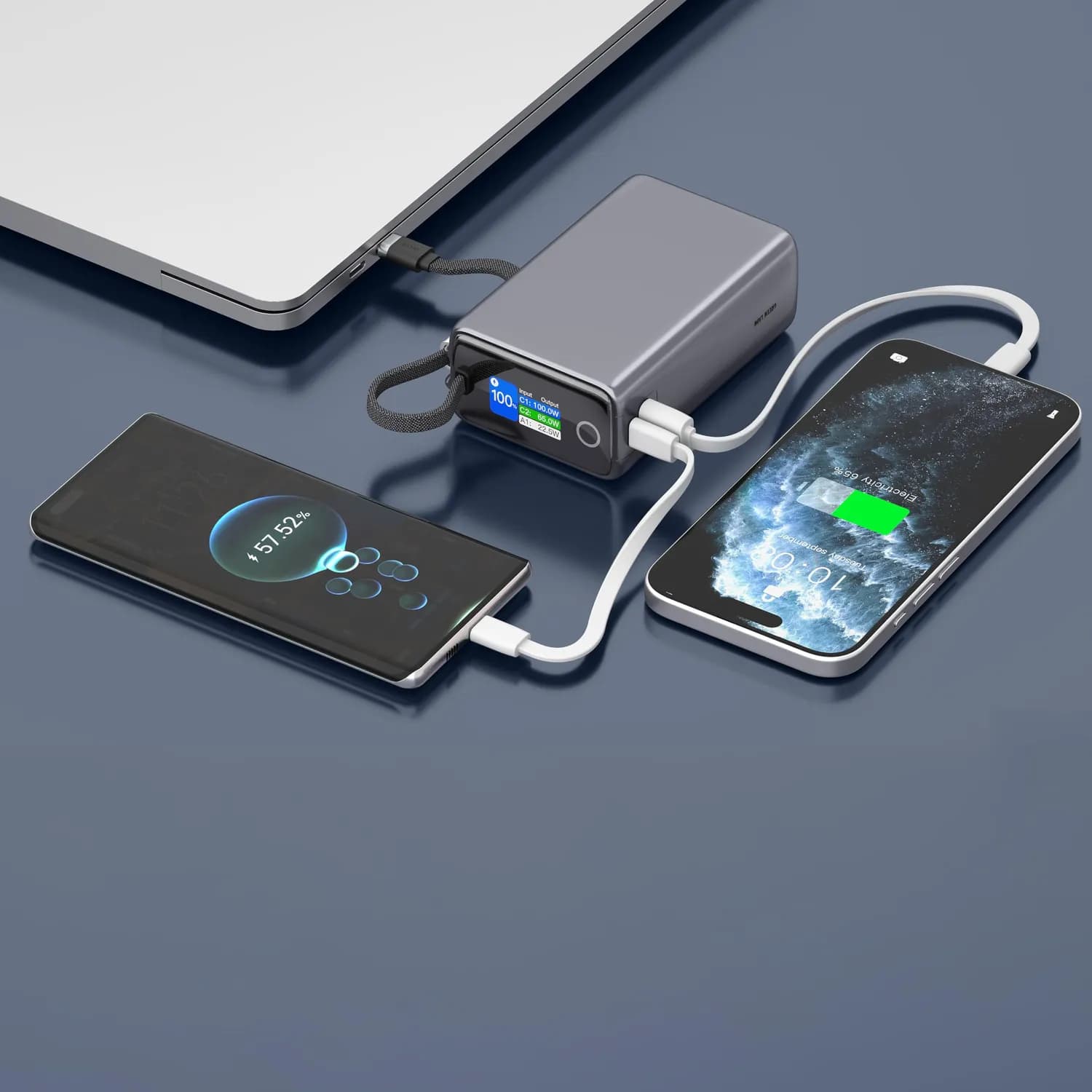 Green Lion Power Bank Tron X - 25000mAh 100W PD, Grey 3