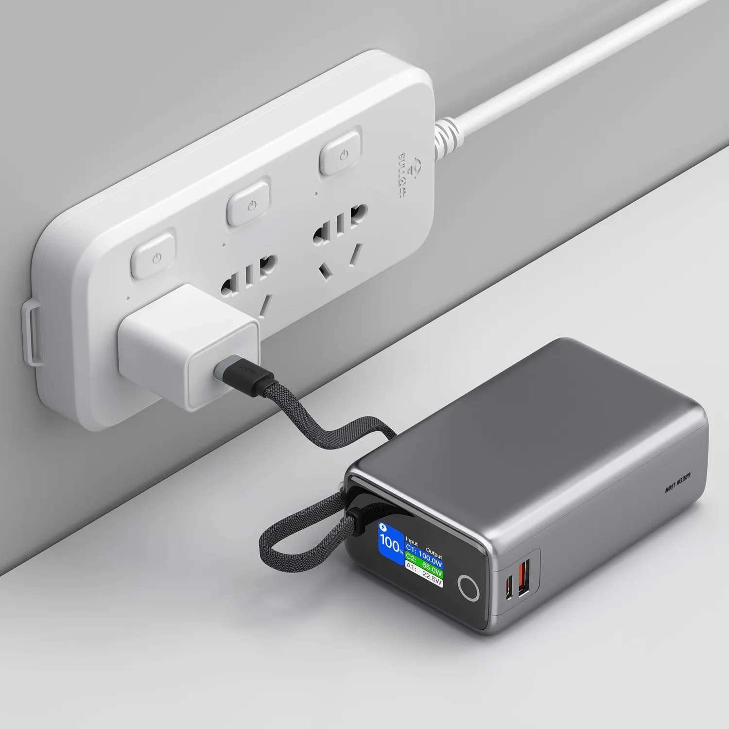 Green Lion Power Bank Tron X - 25000mAh 100W PD, Grey 4