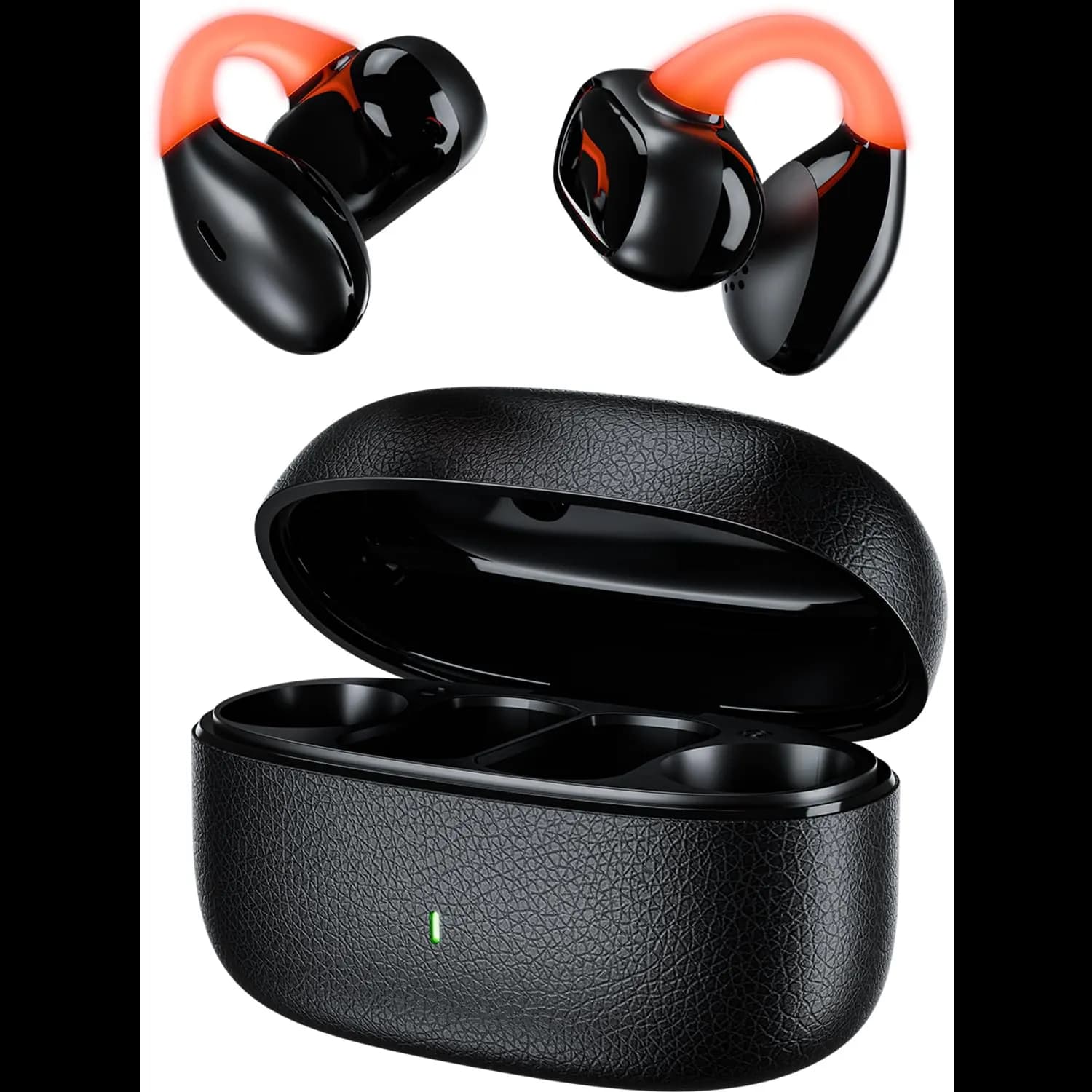 Green Lion Wireless Earbuds - Clip-On, Noise Cancelling, Black 1