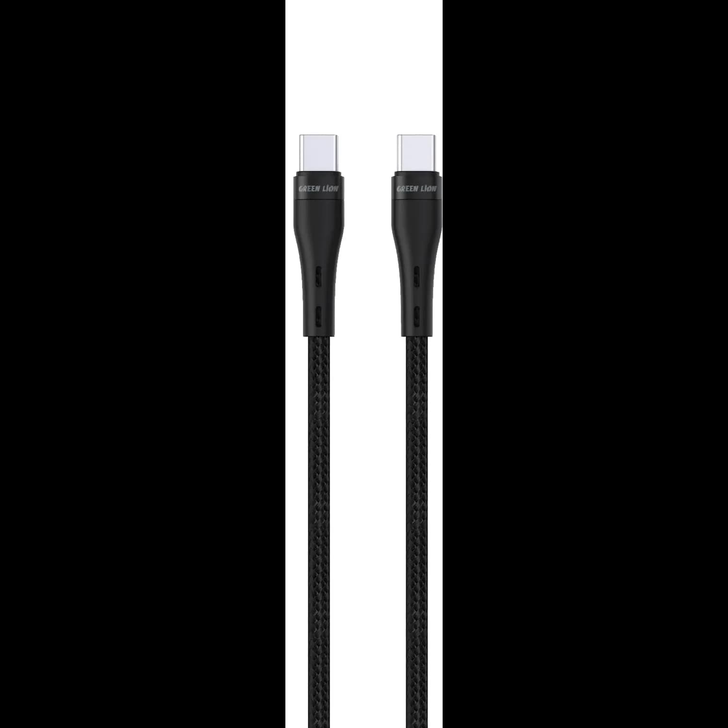 Green Lion USB-A to USB-C Cable - 240W Fast Charging, Black 1